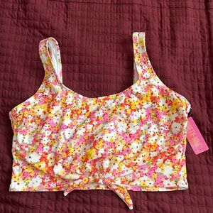 Cute bathing suit top only.